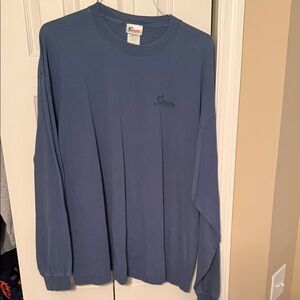 Bass Pro Shops world Wide Sportsman Men's Blue Long Sleeve Tee
